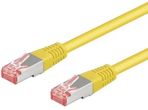 Câble réseau CAT 6 S/FTP ; CAT 6-1000 S/FTP PIMF JAUNE 10m SB - Photo 1/1