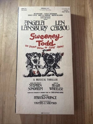 Sweeney Todd The Demon Barber of Fleet Street Book & 2 Cassettes 1979 A Musical  - Image 1 of 4
