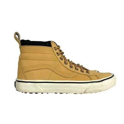 Botas Deportivas Vans Sk8-Hi MTE Amarillo Miel Cuero Resistente a la Intemperie 7.5 Hombres Foto 1 de 4