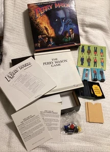 Perry Mason Board Game TV Courtroom Mystery Suspense 1987 - Complete - Picture 1 of 10