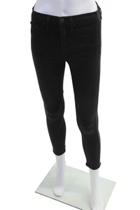 Rag & Bone Jean Womens Denim Five Pocket Mid-Rise Skinny Jeans Black Size 26 - Picture 1 of 6