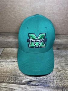 MARSHALL UNIVERSITY / THUNDERING HERD grüne verstellbare Kappe / Mütze - Bild 1 von 8