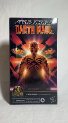 (H5025) STAR WARS The Black Series DARTH MAUL 6" FIGURE 50th Anniversary - Image 1 of 4