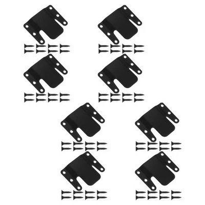 8 Pcs Furniture Fixing Buckle Interlocking Connector Metal Sectional Sofa - Imagen 1 de 4
