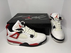 Air Jordan 4 Retro Rojo Cemento DH6927-161 | Blanco Rojo Fuego Negro | Talla 11 - Imagen 1 de 15