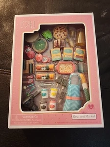 LORI Puppe Gourmet Markt Lebensmittel Zubehör Set NEU Battat Our Generation - Bild 1 von 3