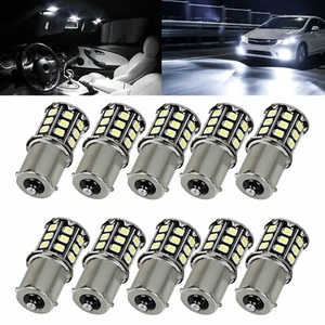 10X Super Bright White 1156 RV Trailer 33SMD LED 1141 Interior Light Bulbs Lamps - Picture 1 of 11