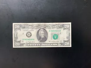 1977 $20 DOLLAR BILL B96249163A - Picture 1 of 4