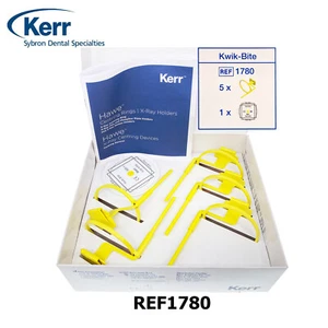 Kerr 1780 Kwik-Bite X-Ray Film and Phosphor Plate Holders with Ring 5pcs Kit - Picture 1 of 7
