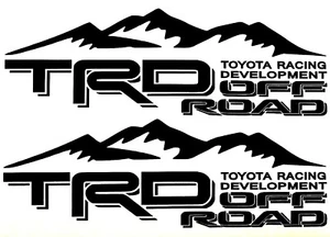 New Toyota Racing TRD Truck Off Road 4x4 Tundra Tacoma Vinyl Decal Sticker SUV - Picture 1 of 7