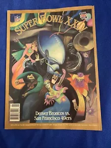 Super Bowl XXIV Program 1990 Denver Broncos vs San Francisco 49ers! Nice! - Picture 1 of 1