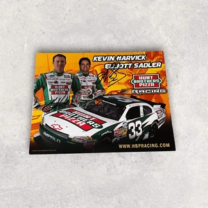 Kevin Harvick Elliott Sadler HUNT BROTHERS PIZZA #33 2012 NASCAR signed photo - Picture 1 of 3