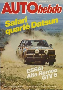 AUTO HEBDO N°263 23.04.1981 ALFA ROMEO GTV6 SAFARI RALLY - Bild 1 von 1