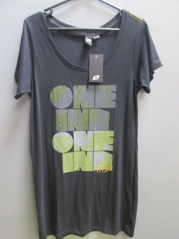 Nuevo One Industries Damas Informal Negro Jet Camiseta mx/bmx/skate OC1039 Foto 1 de 1