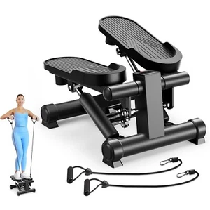 Steppers for Exercise at Home, Mini Stepper with Resistance Bands, Stair Stepper - Picture 1 of 10