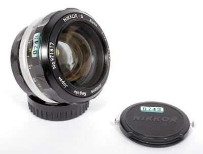 Nikon Nikkor-S 55mm F1.2 NON-AI lens #0743 - Image 1 of 4