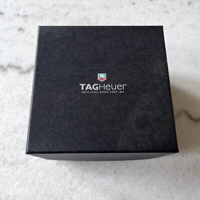 Caja Reloj TAG Heuer Negra Auténtica Usada con Caja Exterior Foto 1 de 4