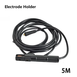 16 pies 200 amperios soporte de soldadura MMA cable de plomo soldadura por arco cables y conector 5M - Imagen 1 de 7