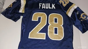 Marshall Faulk St. Louis Rams Autographed Reebok jersey jersey, Size Medium - Picture 1 of 5
