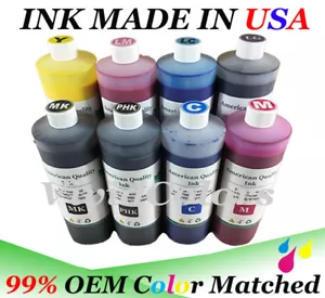 8 Pints For HP 70 ink C9448A C9449A C9451A C9452A C9453A C9454A C9455A C9390A - Picture 1 of 9