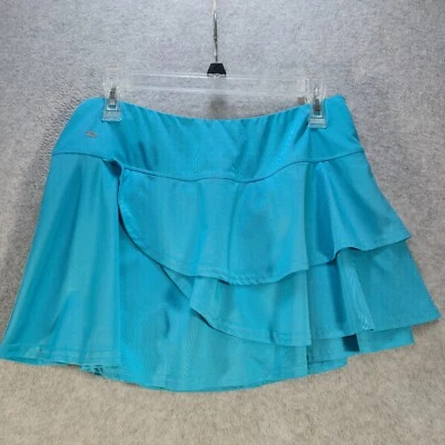 Pantalones cortos Bolle de alto rendimiento para mujer azul con volantes talla grande Foto 1 de 4