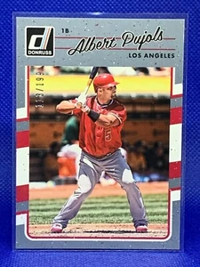 2017 Panini Donruss Gray Border /199 #105 Albert Pujols - Picture 1 of 2