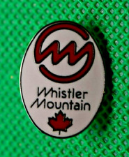 Whistler Mountain Ski Resort Canada Oval Ski Pin