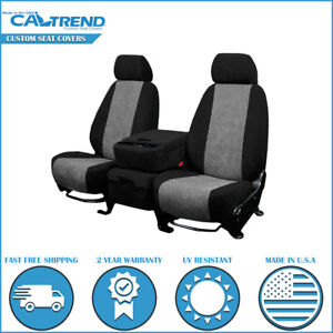 CalTrend Light Grey MicroSuede Rear  Seat Covers for 2003-2005 Ford Explorer