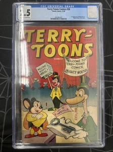 Terry Toons 38 CGC 2,5 Off White To White Pages 1945 Timely  - Bild 1 von 2
