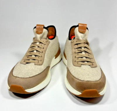 Gentle Souls Kenneth Cole Mens 13 Laurence Stretch Jogger Sneaker Felt Leather - Image 1 of 4