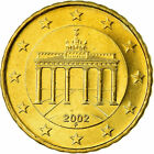 [#702185] Bundesrepublik Deutschland, 10 Euro Cent, 2002, VZ, Messing, KM:210