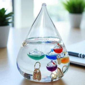 Großes freistehendes Trissentropfen Galileo Thermometer - Bild 1 von 5