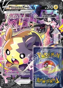 Pokemon: Crown Zenith SWSH287-290 Morpeko V-UNION Jumbo Black Star Promo N/MINT+ - Picture 1 of 4