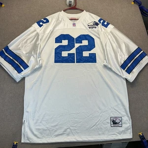 Dallas Cowboys Emmitt Smith Jersey Size 60 Mitchell Ness Throwback All Time Rush - Picture 1 of 15