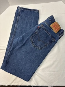 Levi 505 Jeans Herren Größe 32 x 34 Dark Wash Blau Regular Fit Denim - Bild 1 von 12