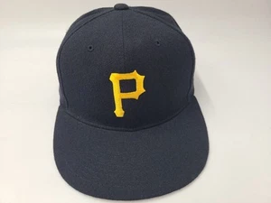 Vintage Pittsburgh Pirates New Era 59Fifty Pro Model Fitted 7 1/8 Hat Cap Wool - Picture 1 of 12