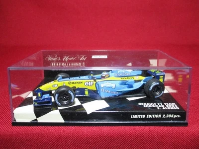 1:43 Scale Fernando Alonso 2004 Renault F1 Team Showcar R24 Ltd Ed Minichamps - Image 1 of 4