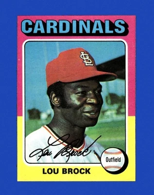 1975 Topps Set-Break No540 Лу Брок почти как новый или лучше *GMCARDS* - Изображение 1 из 2