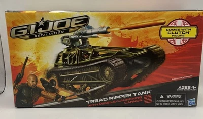 Tanque desgarrador de banda de rodadura GI Joe Retaliation con cañón de lanzamiento de misiles nuevo sellado Foto 1 de 4
