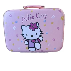 Hello Kitty Rosa Mini Koffer Kosmetikkoffer mit Spiegel | Reisetasche - Bild 1 von 3