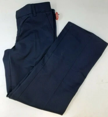 Pantalones de corte bootcut azul marino cintura ajustable French Toast para niñas grandes - 8 Foto 1 de 3