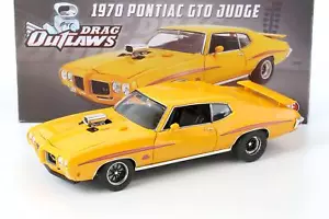 1:18 ACME 1970 Pontiac GTO JUDGE Drag Outlaws naranja A1801215 - Imagen 1 de 5