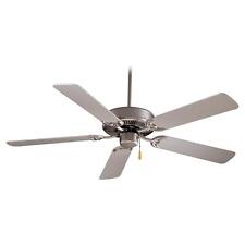 Minka Aire Fans F 546 BS 42 Contractor Traditional Indoor Brushed Nickel Ceiling