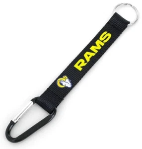 NFL LOS ANGELES RAMS AMINCO CARABINER LANYARD KEYCHAIN - Picture 1 of 1
