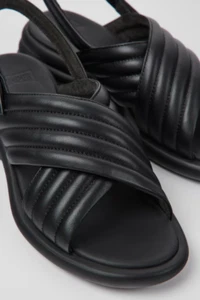 Camper Black leather sandals for women 40 EU 10 US in black - Picture 1 of 6