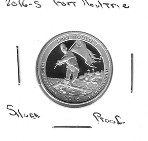 2016-S Silver Washington Quarter Fort Moultrie Proof - Picture 1 of 1