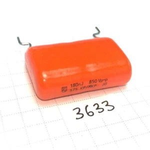 180nF 630V R27.5 5% Philips MKP375 Pulse Polypropylene capacitor Orange Drop - Picture 1 of 2