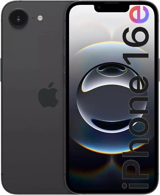 Apple iPhone 16e MD1Q4ZD/A 128GB Black Schwarz Ohne Simlock 5G NEU + OVP