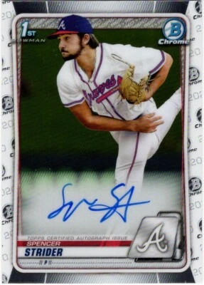 2020 Topps 1st Bowman Chrome Auto RC Spencer Strider 🔥🔥🔥🔥 - Image 1 of 2