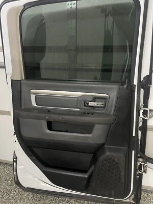 2014-2018 RAM 1500 2500 3500 Driver Side Rear Door Inner  Trim Panel (2017) - Image 1 of 4